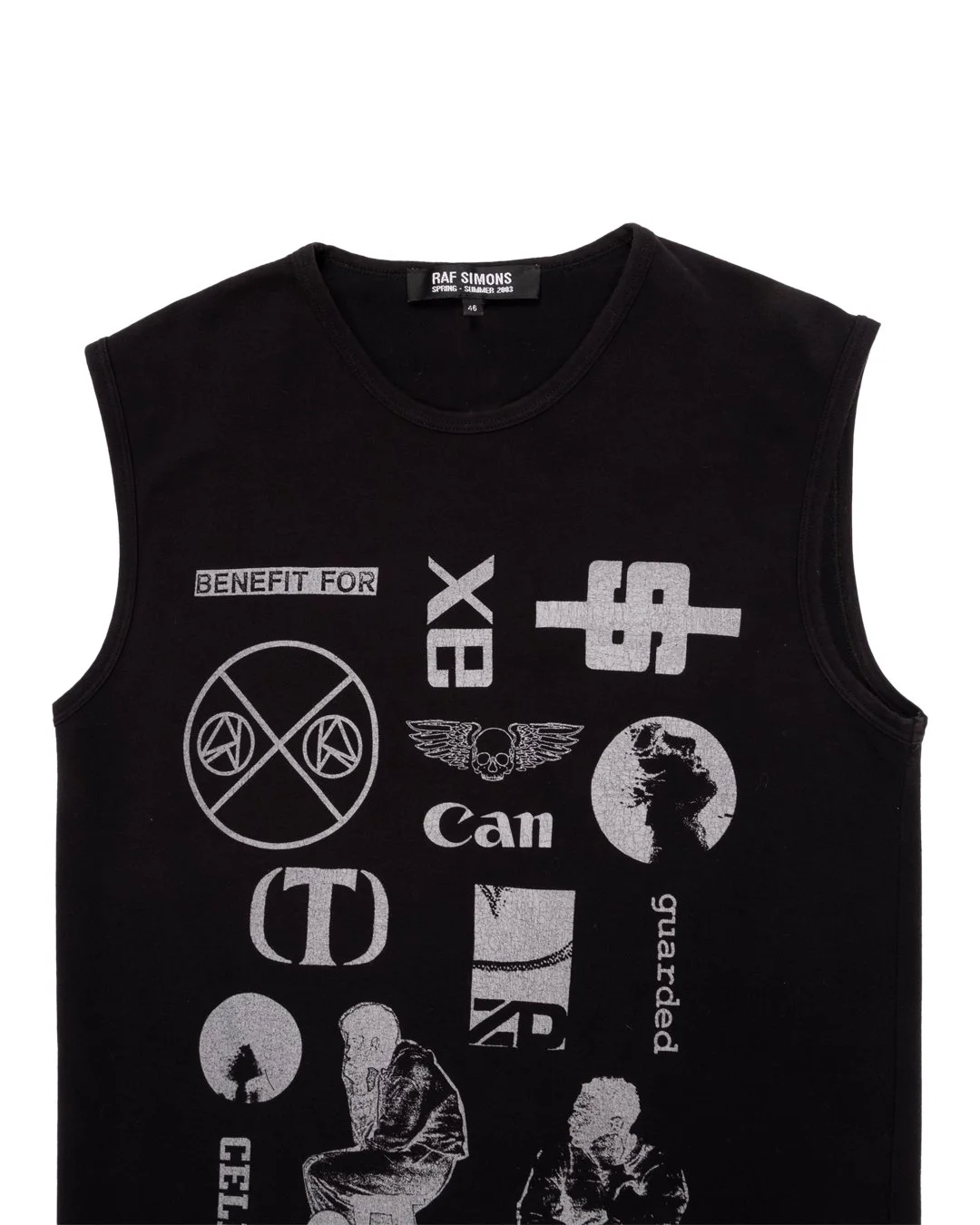 RAF SIMONS 2003 S/S タンクトップ Raf Simons SS2003 Cell Tank Top — Middleman Store